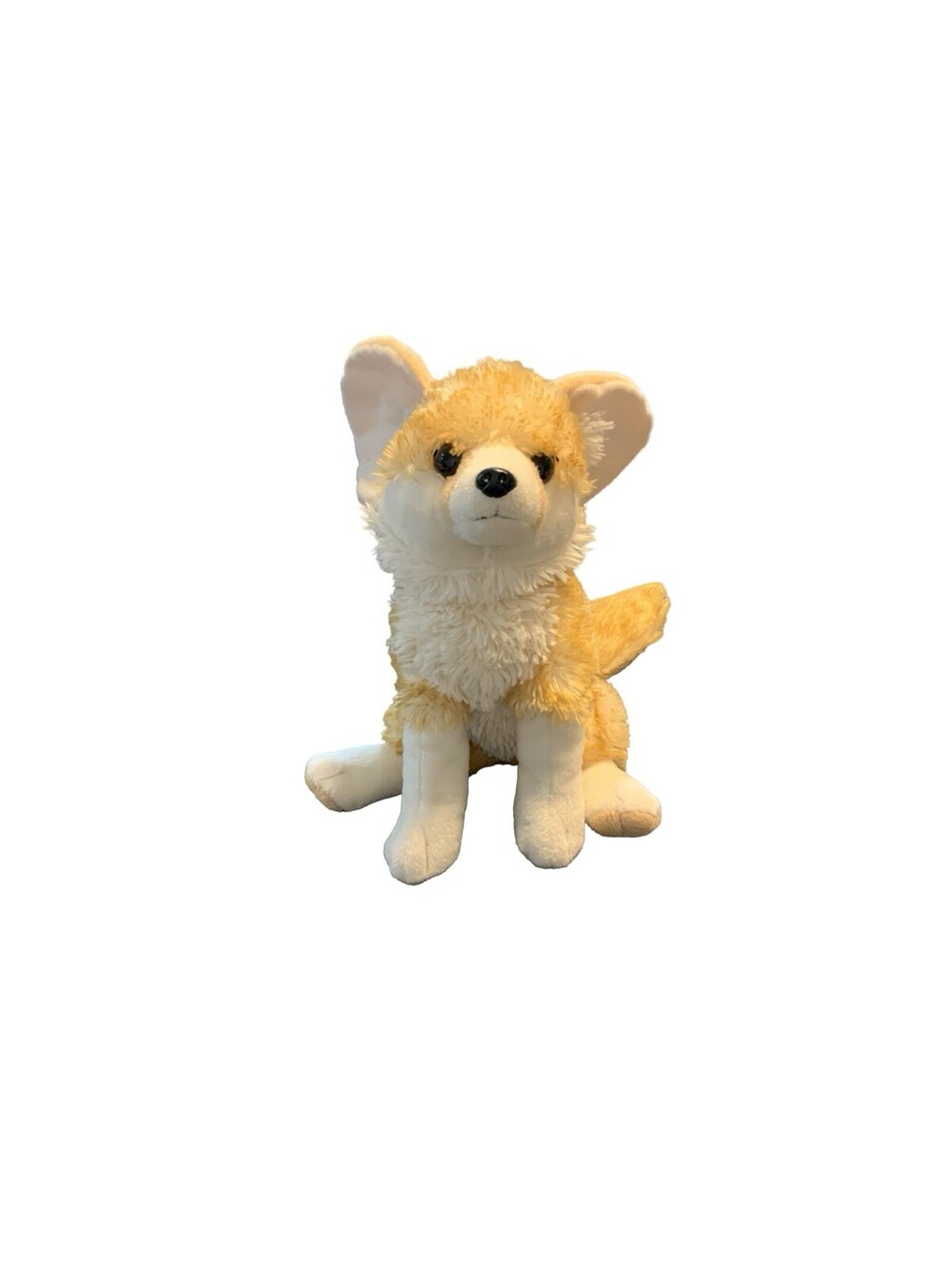 Wild Republic Fennec Fox Plush Stuffed Animal Big Ear Cute Wild Dog Sitting 12"